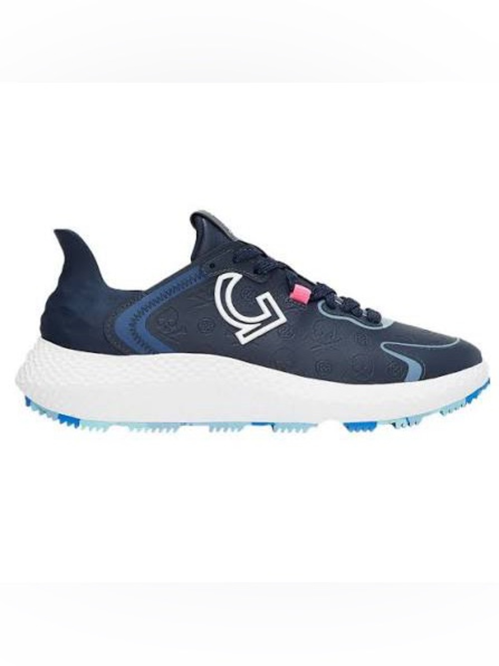 G/Fore MG4x2 Golf Shoes Womens 8.5 Blue Debossed Skull T GLF000017